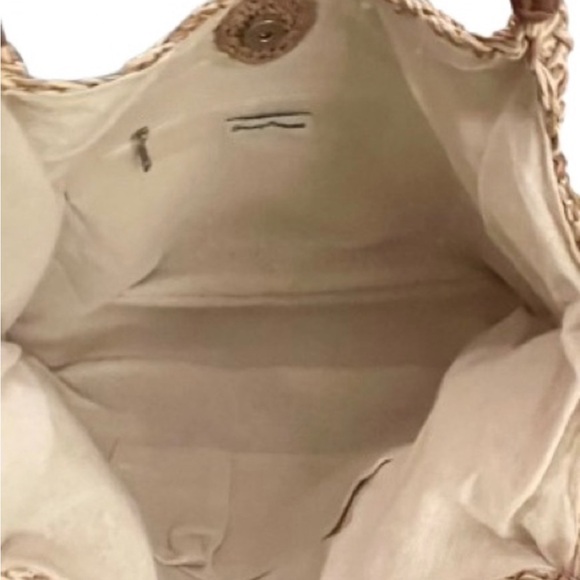 Tommy Bahama Natural Woven Straw Tote with Tassel - Picture 6 of 6